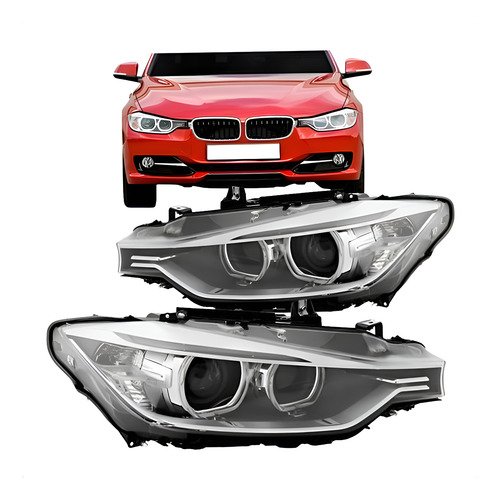 Farol Bmw 320 Lado Esquerdo Usado Com Avarias 2013/2016 Esquerdo/motorista