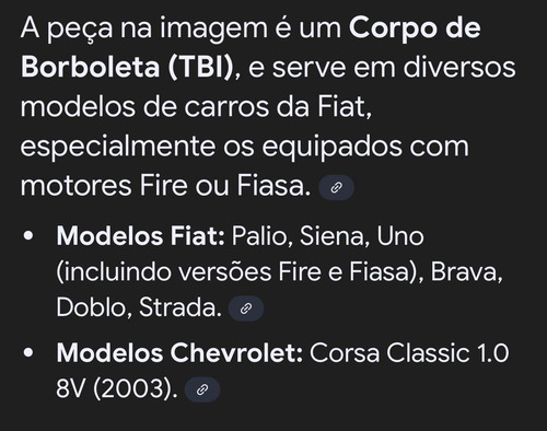Corpo De Borboleta Tbi Chevrolet Corsa Fiat Vários 36smf12 - Imagem 5