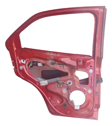 Porta Traseira Esquerda Ford Ka 2015/19. Traseira Esquerdo Vermelho - Imagem 2