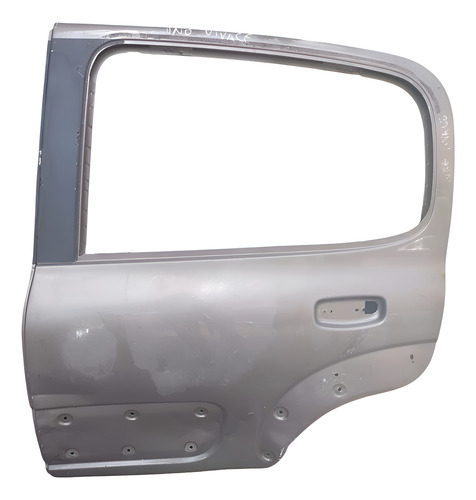 Porta Traseira Esquerda Fiat Uno Vivace Original Usada Traseira Esquerdo Prata