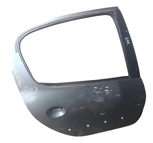 Porta Traseira Direita Peugeot 206 207 2007/2013. Traseira Direito Grafite