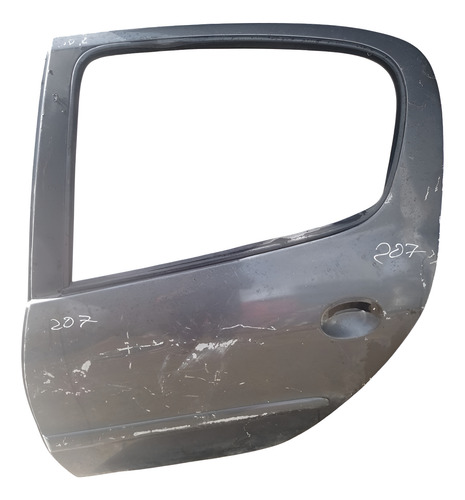 Porta Traseira Esquerda Peugeot 206/207 2001 A 2013. Traseira Esquerdo Prata