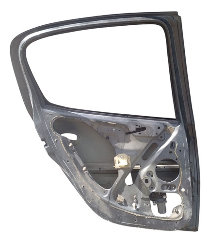 Porta Traseira Esquerda Peugeot 206/207 2001 A 2013. Traseira Esquerdo Prata - Imagem 2