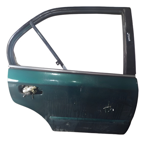 Porta Traseira Direita Honda Civic 1996 A 2000. Traseira Direita Verde