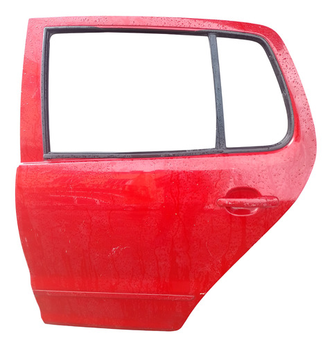 Porta Traseira Esquerda Vw Fox Space Fox 2010 A 2021. Traseira Esquerdo Vermelho