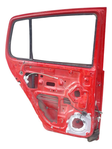 Porta Traseira Esquerda Vw Fox Space Fox 2010 A 2021. Traseira Esquerdo Vermelho - Imagem 2