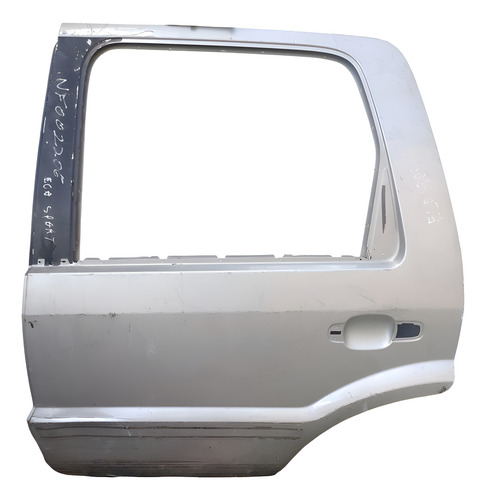 Porta Traseira Esquerda Ford Ecosport 2004 A 2011. Traseira Esquerdo Prata