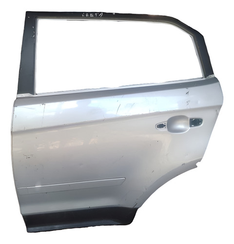 Porta Traseira Esquerda Hyundai Creta 2017 A 2021. Traseira Esquerdo Prata