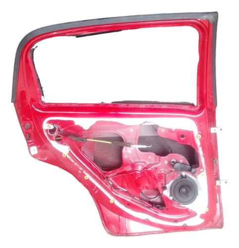 Porta Traseira Esquerda Fiat Punto 2008 A 2016. Traseira Esquerdo Vermelho - Imagem 2