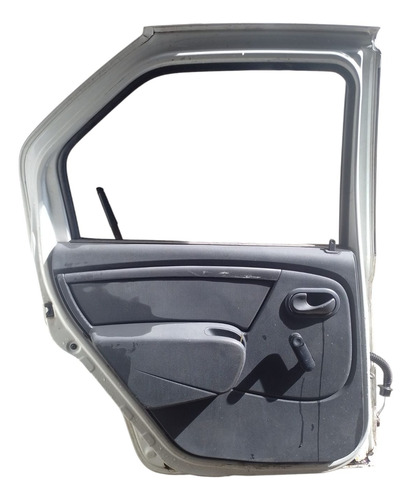 Porta Traseira Esquerda Renault Logan/sandero 2008 A 2011. Traseira Esquerdo Branco - Imagem 2