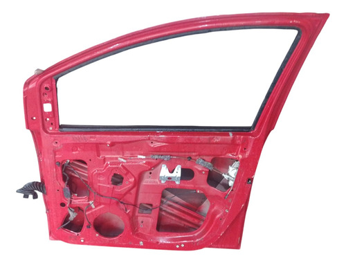 Porta Dianteira Direita Volks Fox 2015 A 2019. Dianteira Direita Vermelho - Imagem 2