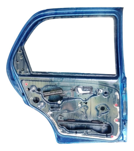 Porta Traseira Esquerda Fiat Palio 1996 A 2005. Traseira Esquerdo Azul - Imagem 3