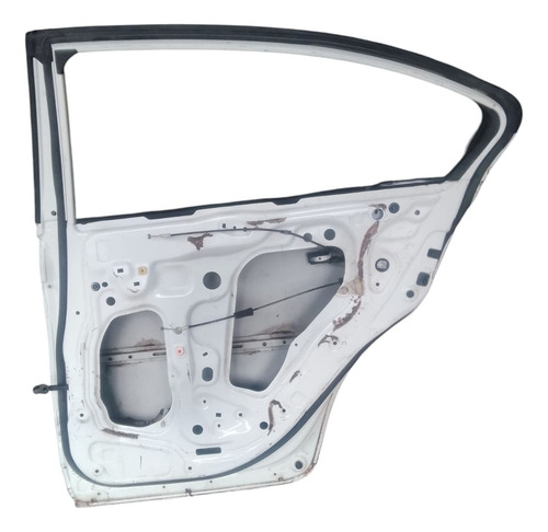 Porta Traseira Direita Honda Civic 2012 A 2016. Traseira Direita Branco - Imagem 2