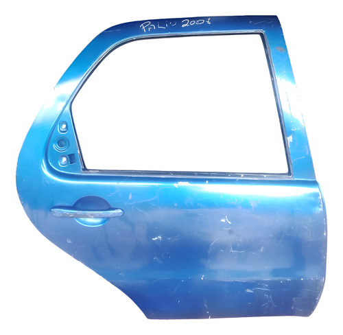 Porta Traseira Direita Fiat Palio 1996 A 2005. Traseira Direita Azul
