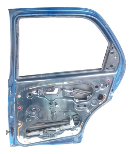 Porta Traseira Direita Fiat Palio 1996 A 2005. Traseira Direita Azul - Imagem 3