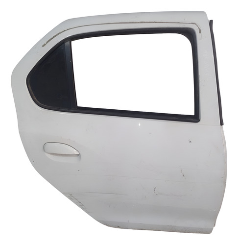 Porta Traseira Direita Renault Logan 2015 A 2023. Traseira Direita Branco