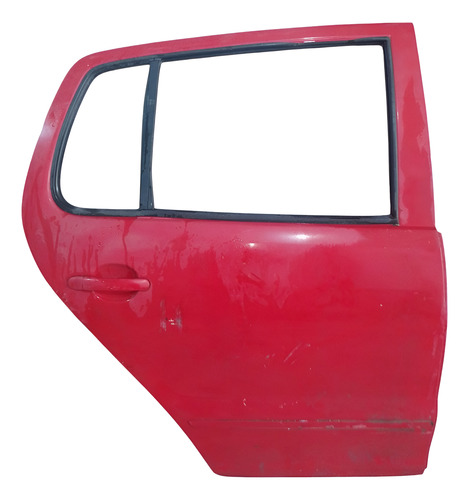 Porta Traseira Direita Volks Fox 2013 A 2023. Traseira Direita Vermelho