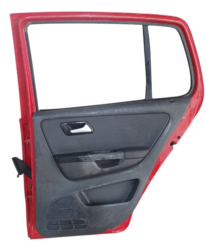 Porta Traseira Direita Volks Fox 2013 A 2023. Traseira Direita Vermelho - Imagem 2