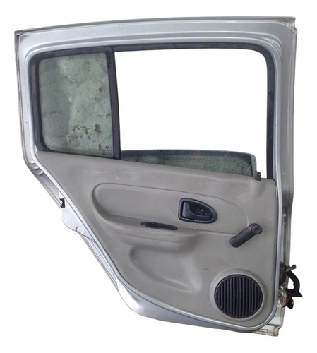Porta Traseira Esquerda Renault Clio 1999 A 2012. Traseira Esquerdo Prata - Imagem 2