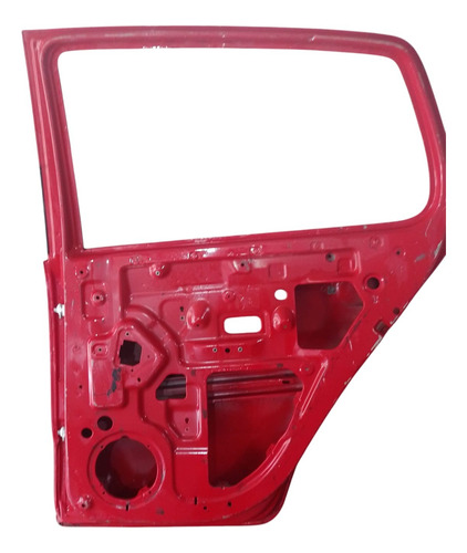 Porta Traseira Direita Volks Fox 2015 A 2018. Traseira Direita Vermelho - Imagem 2