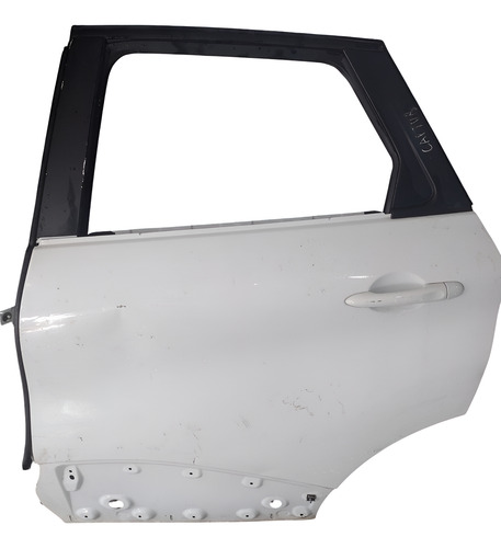 Porta Traseira Esquerda Renault Captur 2017 A 2023. Traseira Esquerdo Branco