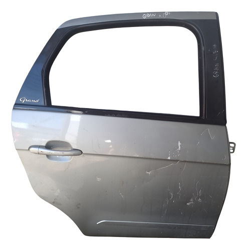 Porta Traseira Direita Fiat Gran Siena 2012 A 2021. Traseira Direita Grafite