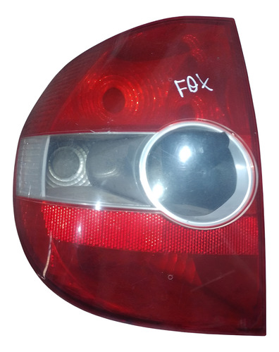 Lanterna Traseira Esquerda Volks Fok 2004 A 2008. Esquerdo/motorista Vermelho