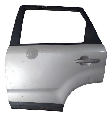 Porta Traseira Esquerda Kia Sorento 2010 A 2012. Traseira Esquerda Prata