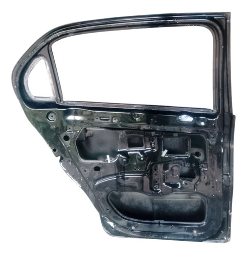 Porta Traseira Esquerda Gol Voyage G5 A G8. Traseira Esquerda Preto - Imagem 2