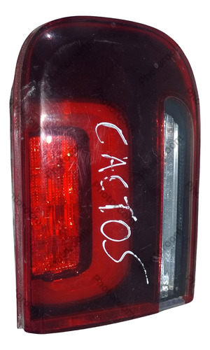 Lanterna Tampa Traseira Direita Citroen C4 Cactus 2019 A 24. Esquerdo/motorista Vermelho - Imagem 1