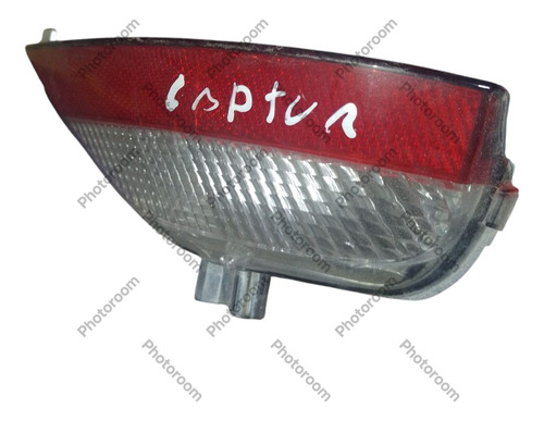 Lanterna Parachoque Traseiro Renault Captur 2017 A 2021. Direito/passageiro Verme