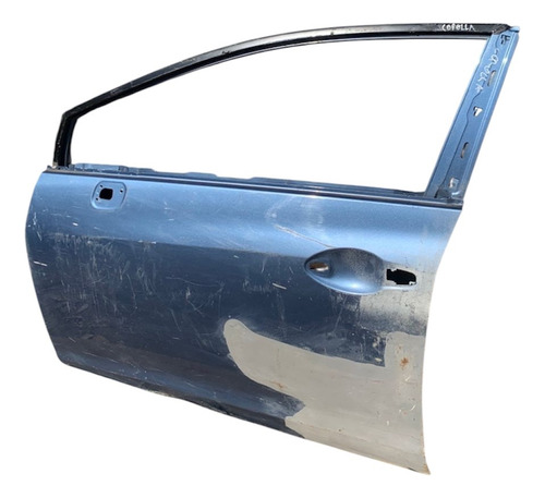 Porta Dianteira Esquerda Toyot Corolla 2020/22 Usada Origina Dianteira Direito Azul - Imagem 2