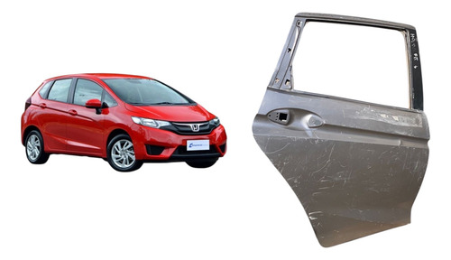 Porta Traseira Direita Honda Fit - Original Usada 2015 A 19 Traseira Direito Não Especificado