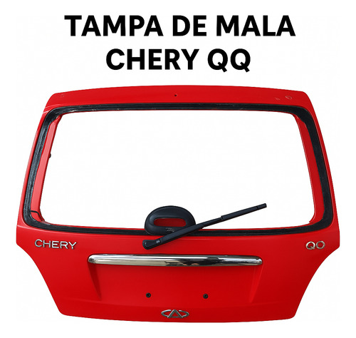 Tampa Do Porta-malas Chery Qq Original - Vermelha Vermelha