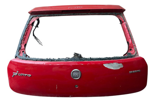 Tampa Traseira Fiat Punto  Vermelha Original Usada 51753093 Vermelha