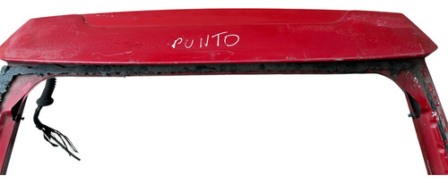 Tampa Traseira Fiat Punto  Vermelha Original Usada 51753093 Vermelha - Imagem 2