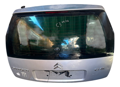 Tampa Traseira Do Porta-malas C3 04 A 12 Orign Usada 8665y3 Prata - Imagem 3