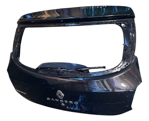 Tampa Do Porta Mala/tampa Traseira Sandero 17 Usd 901006398r Preto - Imagem 5