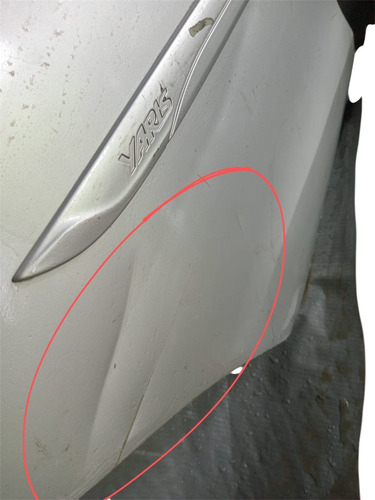 Porta Traseira Direita Toyota Yaris Hatch 2018-2023 Original Traseira Direito Prateado - Imagem 3