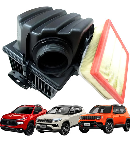 Caixa Filtro Ar Completa Jeep Renegade Compass Toro 2016/21