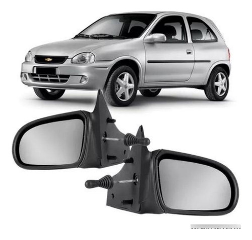 Retrovisor Corsa Classic 1994 2000 2006 2010 2014 C Controle - Imagem 3