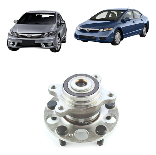 Cubo Traseiro C/ Rolamento Honda New Civic C/ Abs 2008