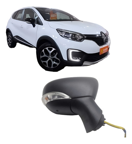 Retrovisor Eletrico Direito Renault Captur 1.6 2021