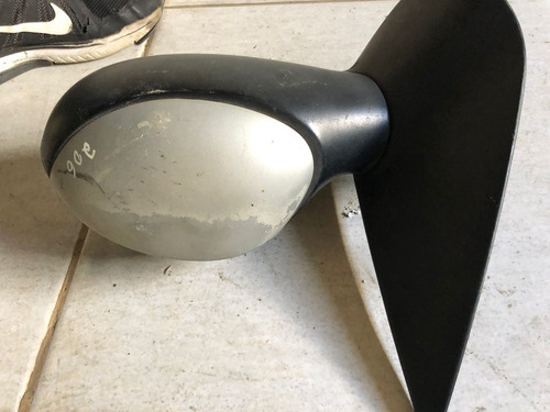 Retrovisor Manual Lado Esquerdo Peugeot 206 207 Usado Org - Imagem 3