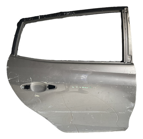 Porta Traseira Direita Toyota Yaris Hatch 2018-2023 Original Traseira Direita Cinza-escuro - Imagem 1