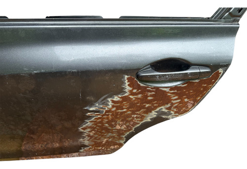 Porta Traseira Esquerda Honda Civic G9 2012-2016 (usado) Traseira Esquerda Verde-escuro - Imagem 2