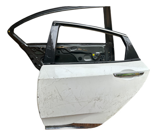 Porta Traseira Esquerda Honda Civic G10 2017 2022 Cor Branco Traseira Esquerdo Branco - Imagem 1