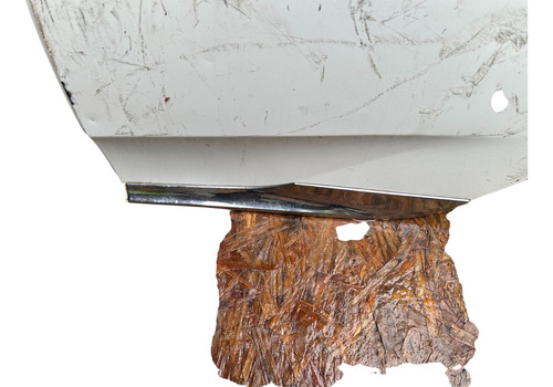 Porta Traseira Esquerda Honda Civic G10 2017 2022 Cor Branco Traseira Esquerdo Branco - Imagem 4