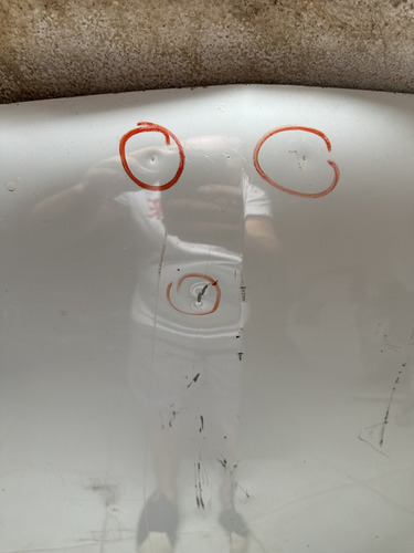 Capô Renault Logan 1.0 2009 C/detalhe  (usado) Branco - Imagem 2