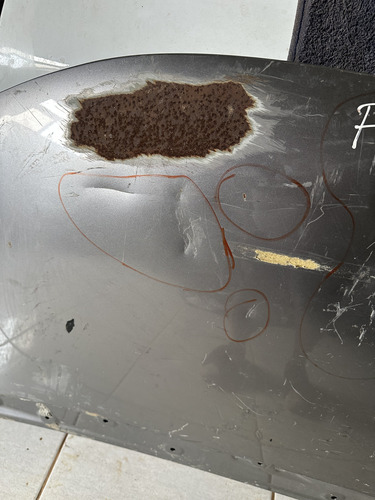 Capô Honda New Fit 2014 A 2019 (usado) Com Detalhes - Imagem 3